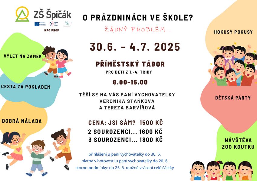 O prázdninách ve škole? žádný problém...