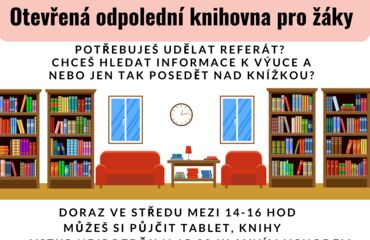 Středeční odpoledne v knihovně 2. stupně