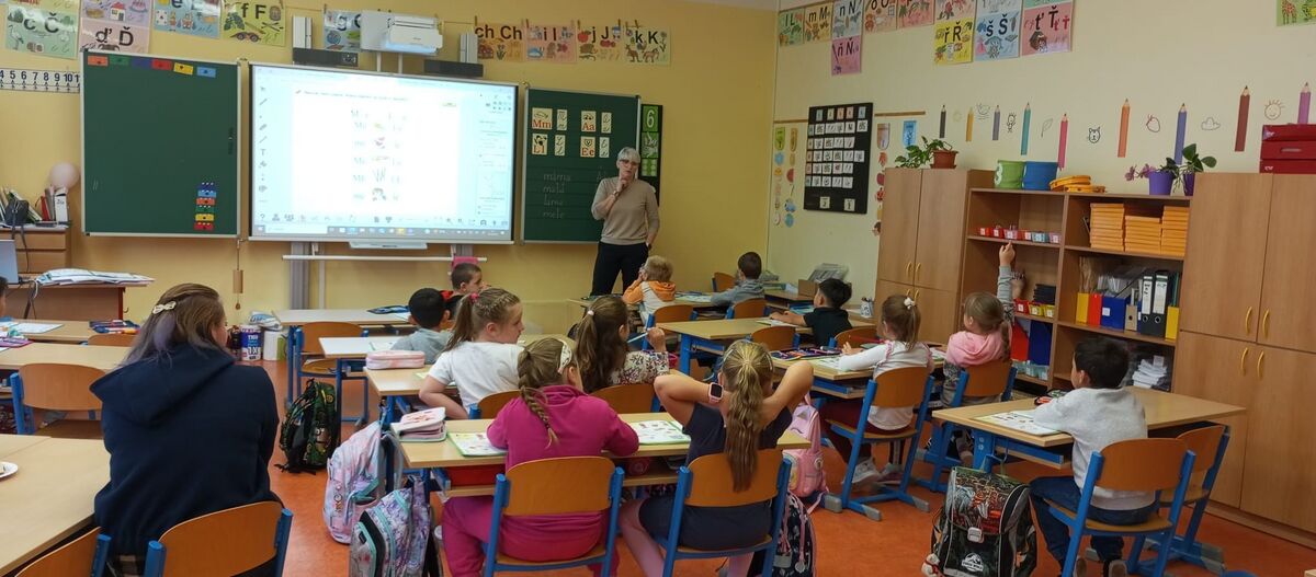 Ukázková hodina pro rodiče prvňáčků