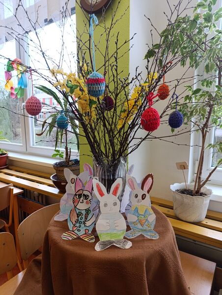 Jarní tvoření ve školní družině