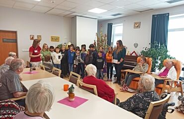 Vánoční zpívání v Alzheimer centru